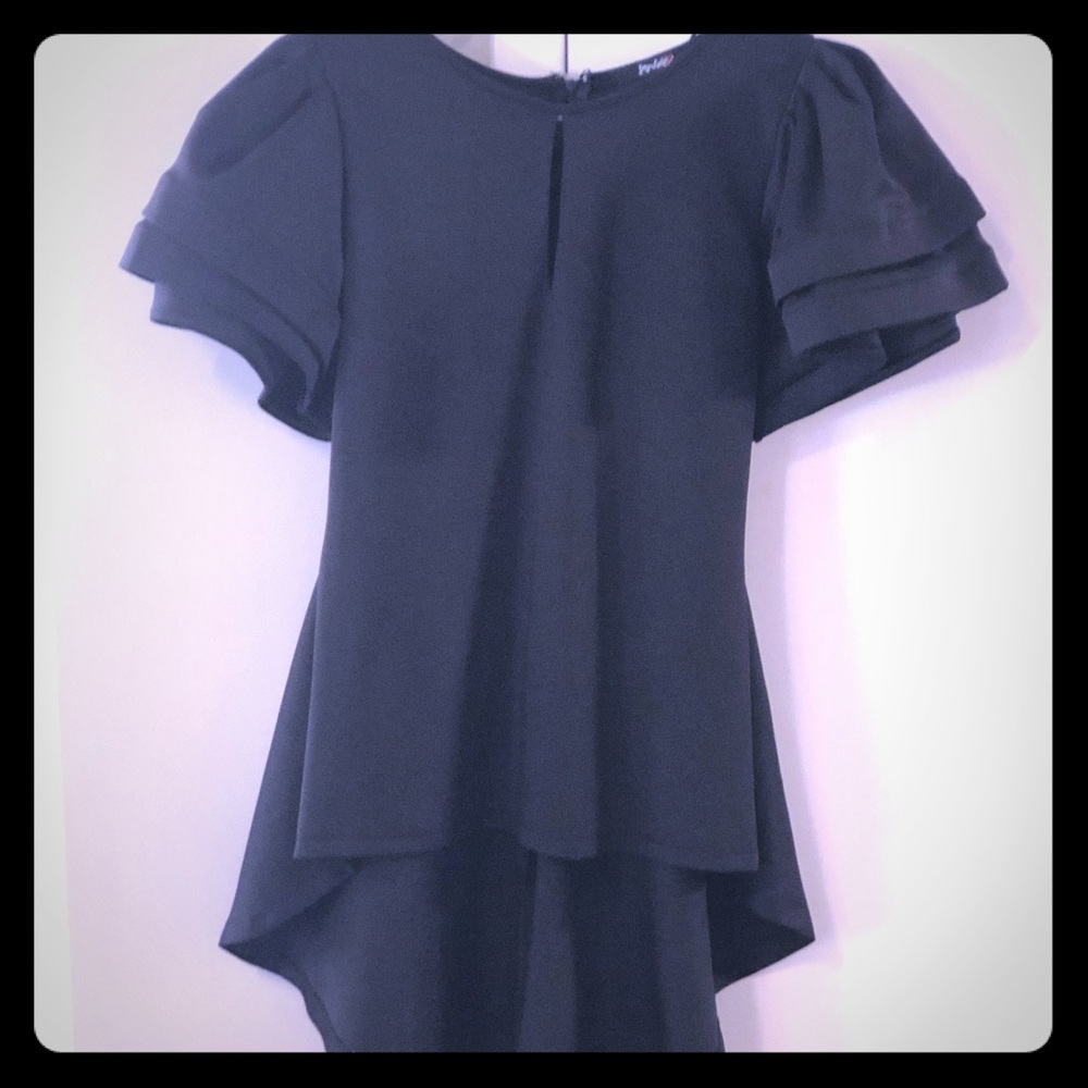 Classy chic high-low top